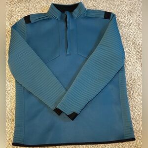 Under Armour Golf ColdGear Pullover Men’s Large Blue Quarter Zip